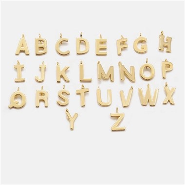 26 Letter Initial Pendant Charm