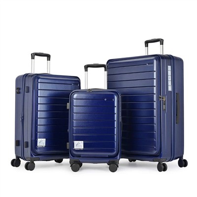 Front-Access Revolution: Multifunctional Hardside Suitcase Redefines Business...